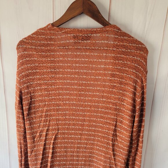 Buckle Daytrip Lightweight Knit Open Front Cardigan Sweater, Women’s S, Orange - Picture 6 of 9